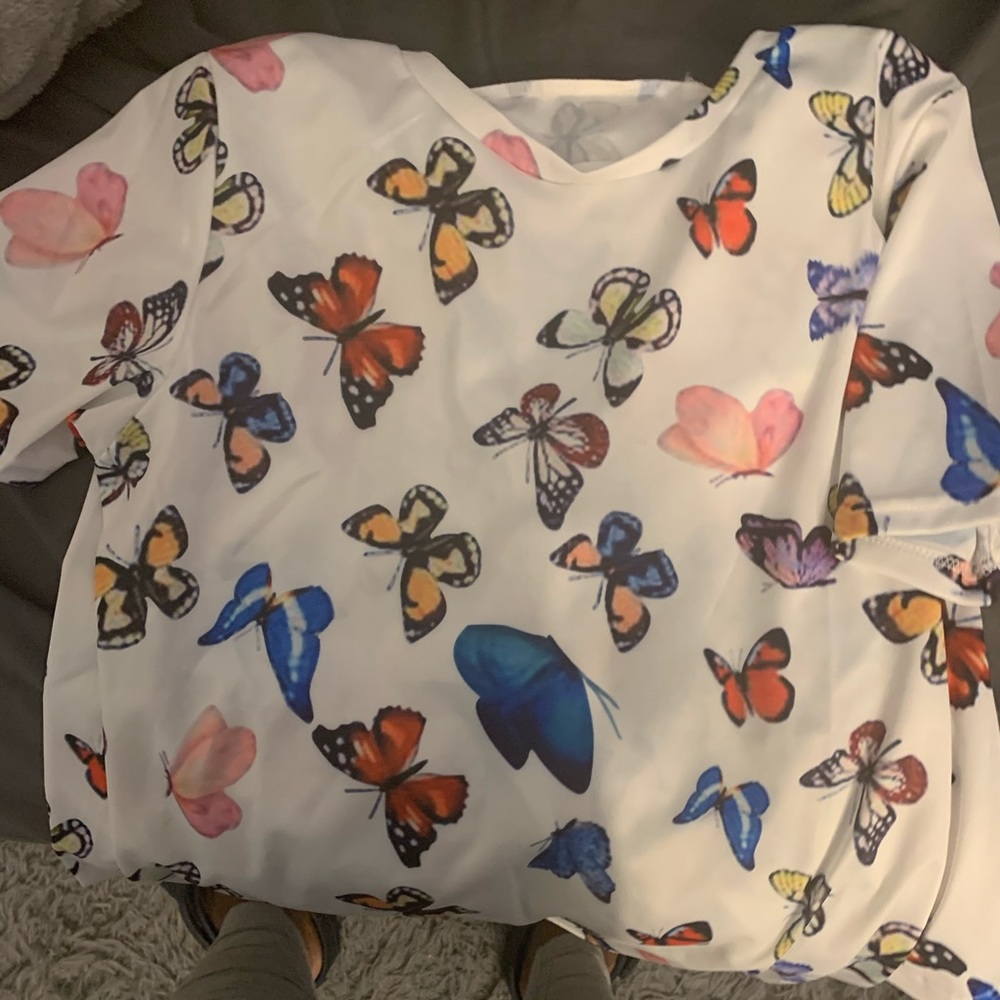 BUTTERFLY TWO PEICE OUTFIT
